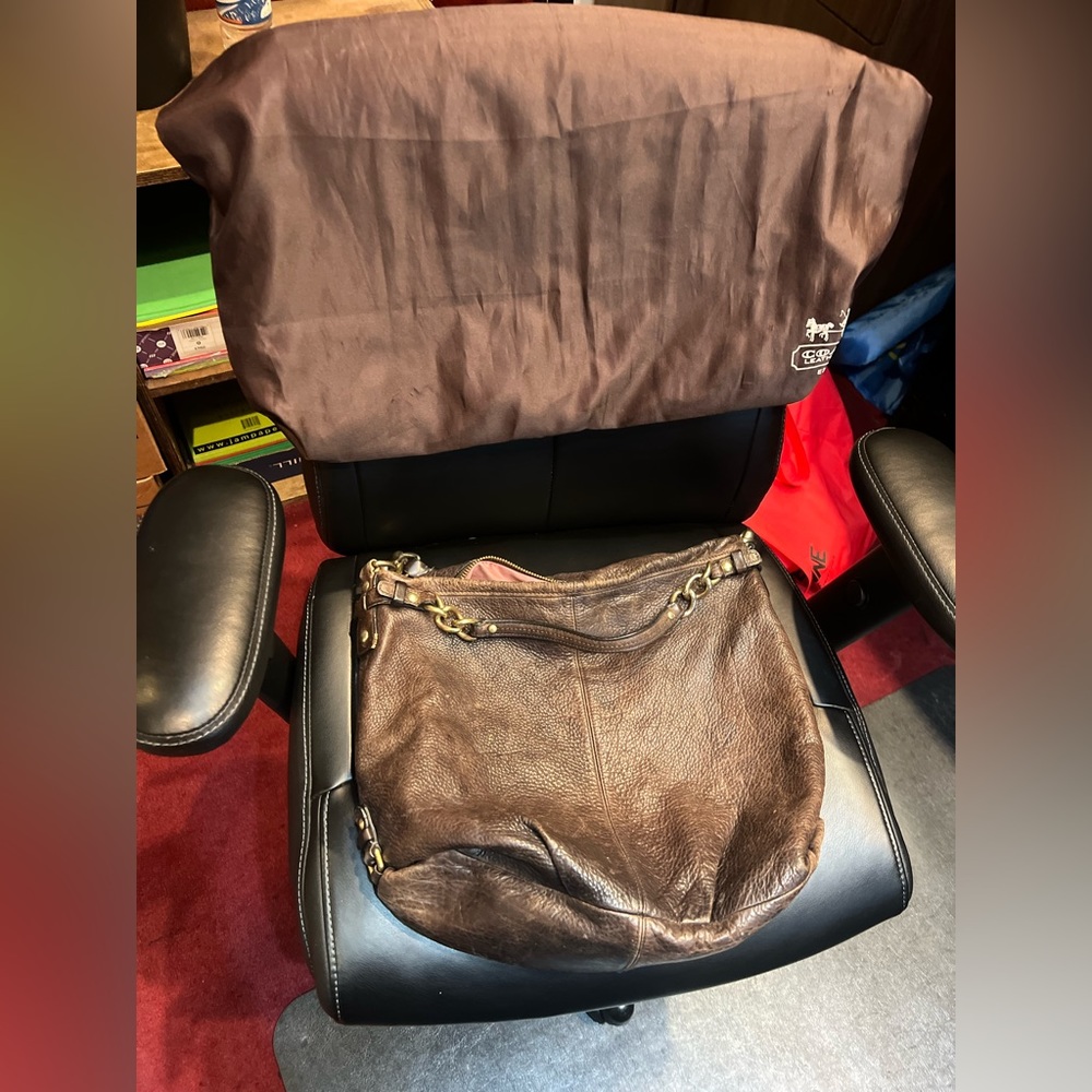 Used coach purse with bag